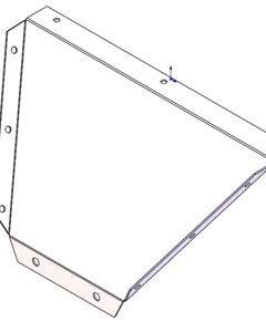 Side plate funnel for feed collector